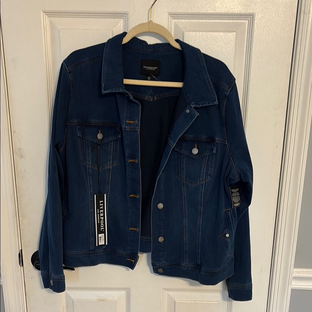 Liverpool Jeans Company Blue Jean Jacket Classic Design